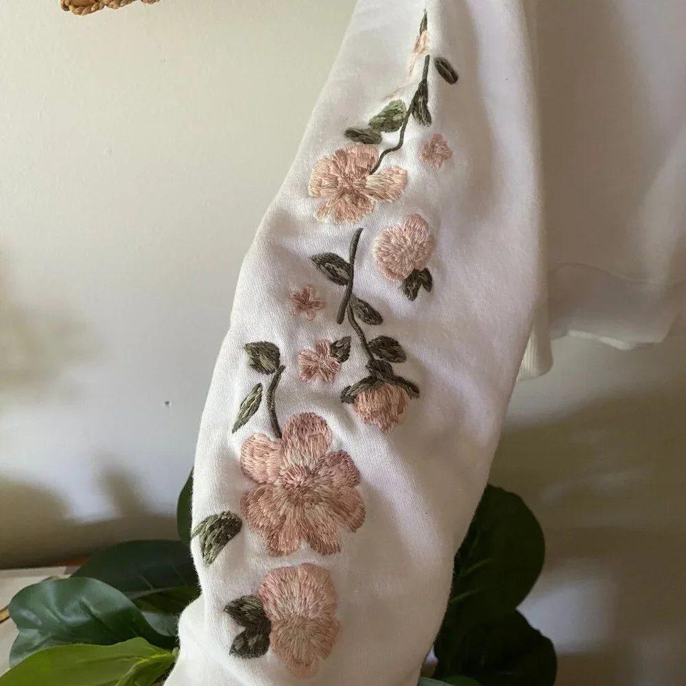 Women's Hollister Cropped Embroidered Hoodie - Picture 2 of 10